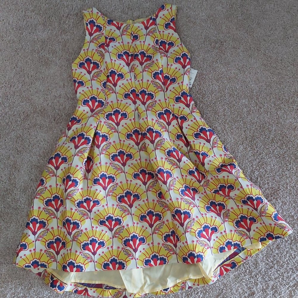 P.A.R.O.S.H. Polline Yellow Floral Dress - Size XL -  NWT